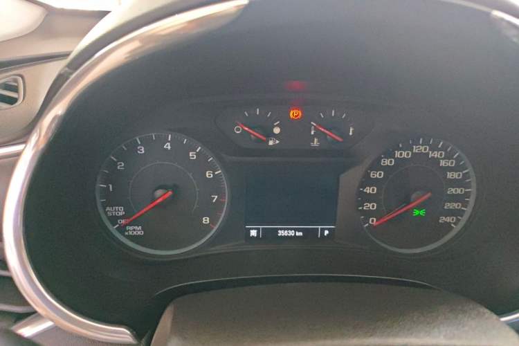 Used Chevrolet Malibu XL 2019 535T CVT Active Version Odometer Close Up