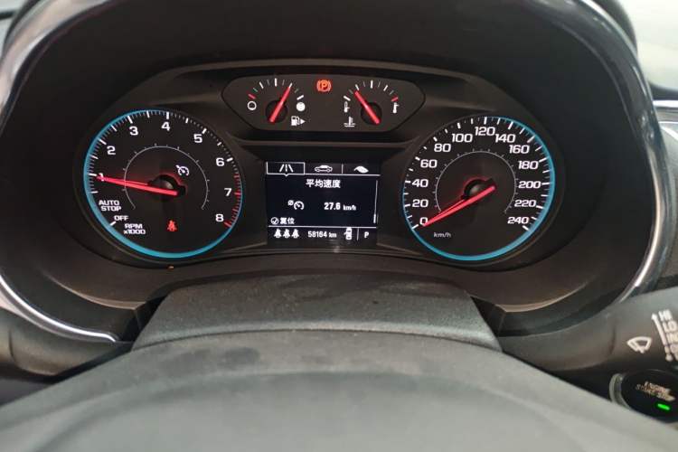 Used Chevrolet Malibu XL 2019 535T CVT Active Version Odometer Close Up