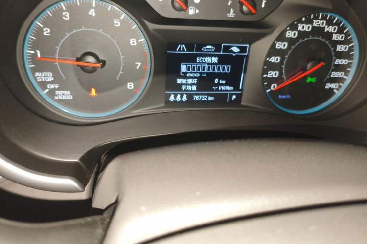 Used Chevrolet Malibu XL 2019 535T CVT Rui Xing Edition Odometer Close Up