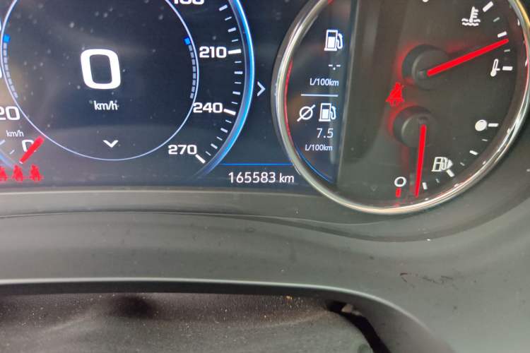 Used Chevrolet Malibu XL 2020 Redline 550T Automatic RuiLian Edition Odometer Close Up