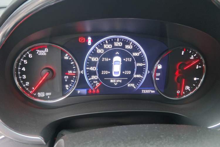 Used Chevrolet Malibu XL 2020 Redline 550T Automatic RuiLian Edition Odometer Close Up