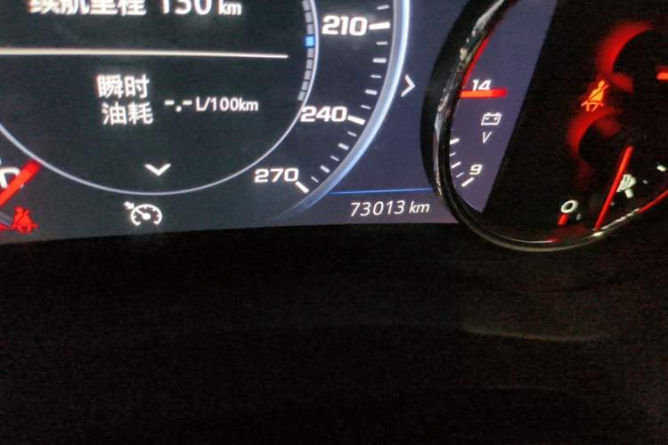 Used Chevrolet Malibu XL 2020 Redline 550T Automatic RuiLian Edition Odometer Close Up