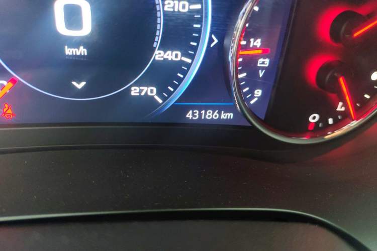 Used Chevrolet Malibu XL 2021 535T Automatic RuiLian Edition Odometer Close Up