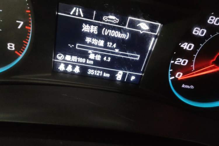 Used Chevrolet Malibu XL 2021 535T Automatic Sport Edition Odometer Close Up