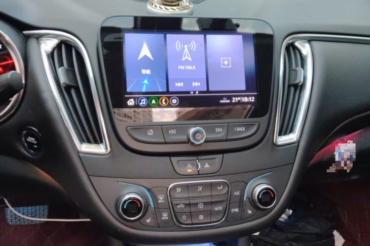 Used Chevrolet Malibu XL 2021 Redline 550T Automatic RuiLian Edition Audio And AC Panel