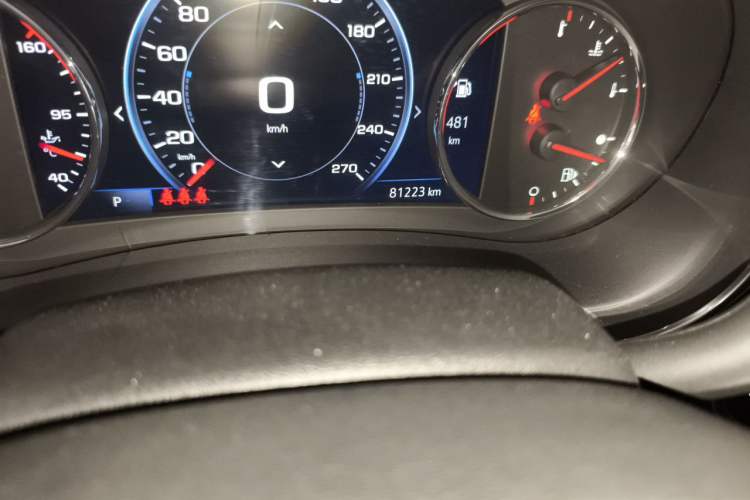 Used Chevrolet Malibu XL 2021 535T Automatic RuiLian Edition Odometer Close Up