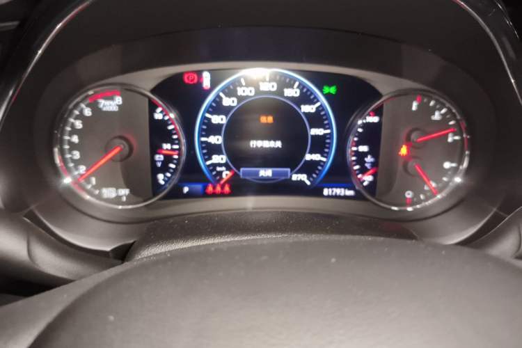Used Chevrolet Malibu XL 2021 Redline 550T Automatic RuiLian Edition Odometer Close Up