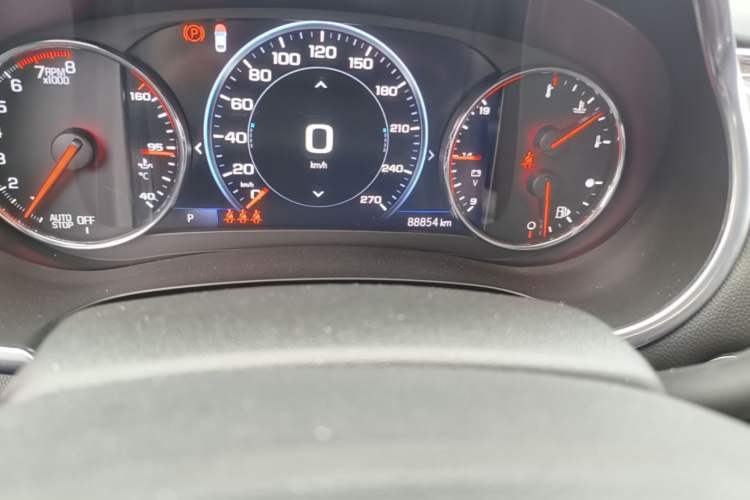 Used Chevrolet Malibu XL 2021 535T Automatic RuiLian Edition Odometer Close Up