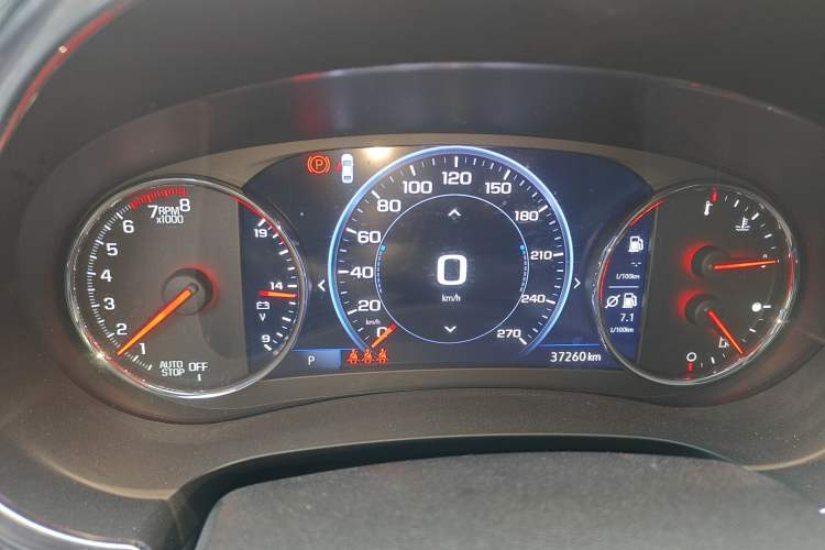 Used Chevrolet Malibu XL 2022 Redline 550T Automatic RuiLian Edition Odometer Close Up