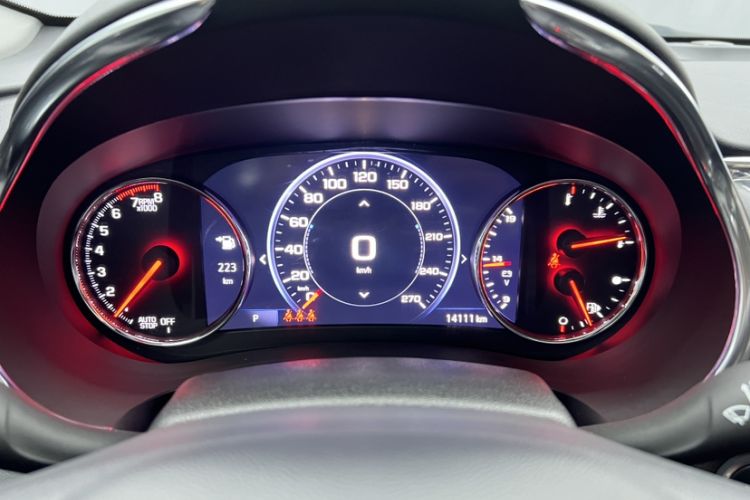 Used Chevrolet Malibu XL 2022 Redline 550T Automatic RuiLian Edition Odometer Close Up