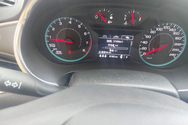 Used Chevrolet Malibu XL 2022 535T Automatic Sport Edition Odometer Close Up