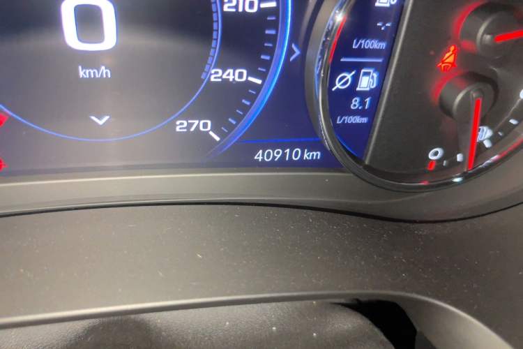 Used Chevrolet Malibu XL 2022 Redline 550T Automatic RuiLian Edition Odometer Close Up