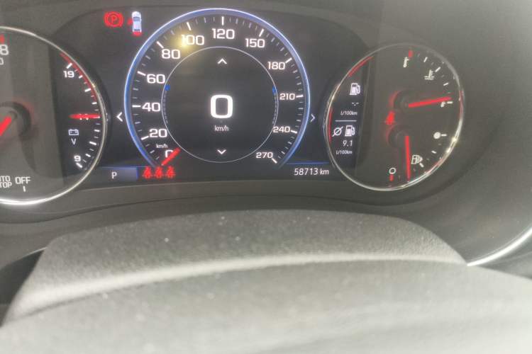 Used Chevrolet Malibu XL 2022 Redline 550T Automatic RuiLian Edition Odometer Close Up