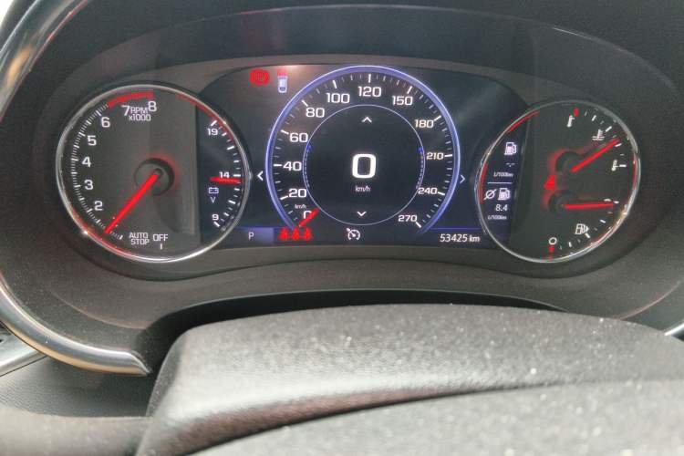Used Chevrolet Malibu XL 2022 Redline 550T Automatic RuiLian Edition Odometer Close Up