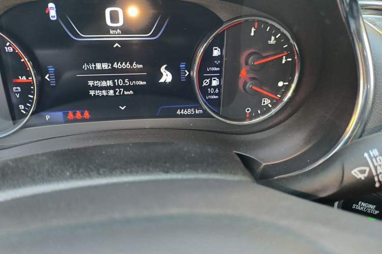 Used Chevrolet Malibu XL 2022 Redline 550T Automatic RuiLian Edition Odometer Close Up