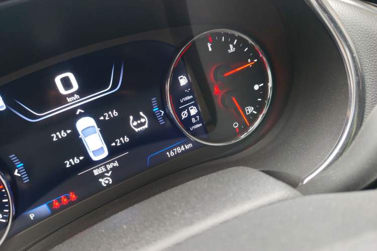Used Chevrolet Malibu XL 2022 535T Automatic RuiLian Edition Odometer Close Up