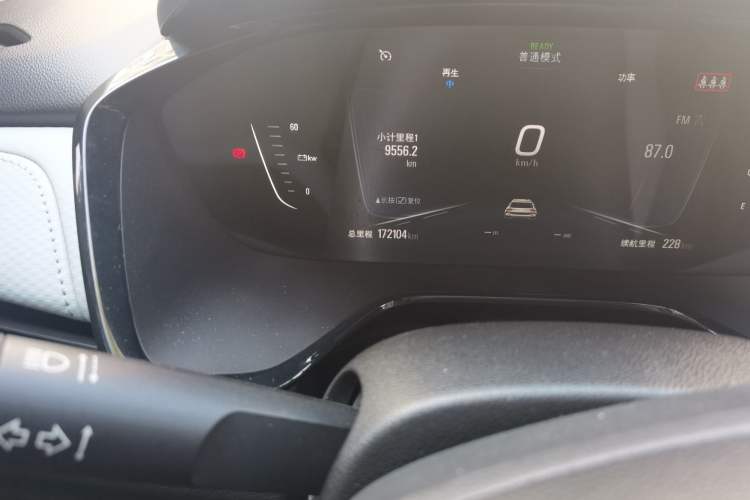 Used Chevrolet Menlo 2020 Starry Edition Odometer Close Up