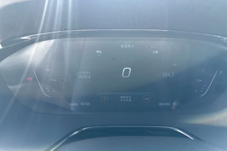 Used Chevrolet Menlo 2020 Starry Edition Odometer Close Up
