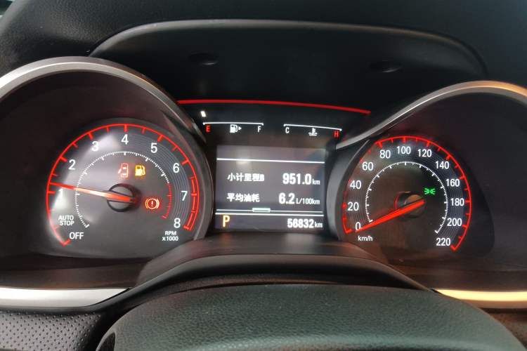 Used Chevrolet Monza 2019 RS 330T Automatic Comfort Edition China VI Standard Instrument Cluster