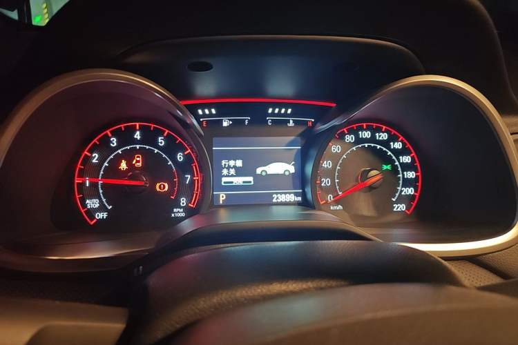 Used Chevrolet Monza 2019 RS 330T Automatic Comfort Edition China VI Standard Instrument Cluster