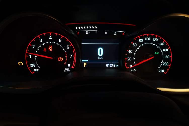 Used Chevrolet Monza 2019 RS 330T Automatic Comfort Edition China VI Standard Odometer Close Up