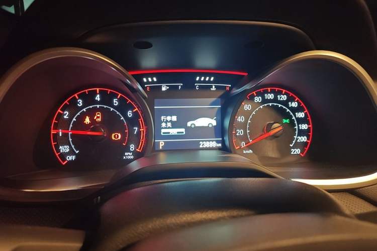 Used Chevrolet Monza 2019 RS 330T Automatic Comfort Edition China VI Standard Odometer Close Up