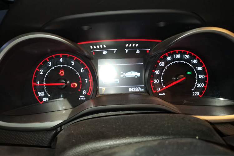 Used Chevrolet Monza 2019 RS 330T Automatic Comfort Edition China VI Standard Instrument Cluster