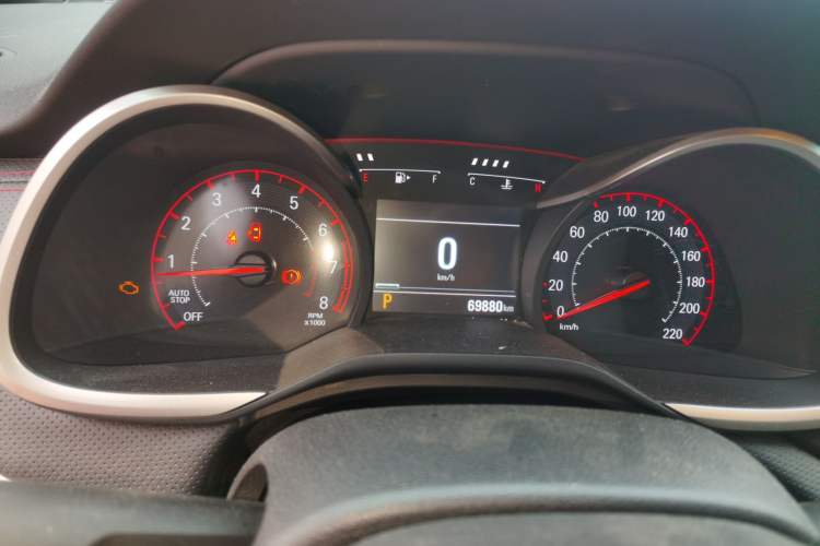 Used Chevrolet Monza 2019 RS 330T Automatic Comfort Edition China VI Standard Instrument Cluster
