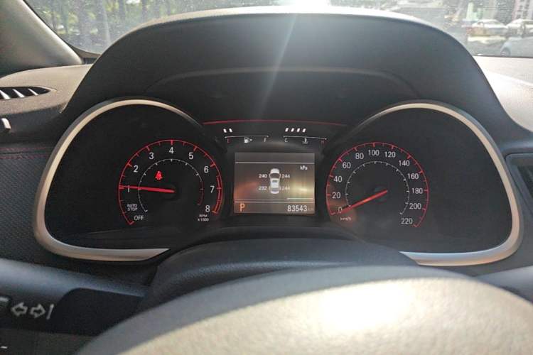 Used Chevrolet Monza 2019 RS 330T Automatic Comfort Edition China VI Standard Instrument Cluster