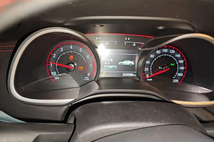 Used Chevrolet Monza 2019 RS 330T Automatic Comfort Edition China VI Standard Instrument Cluster