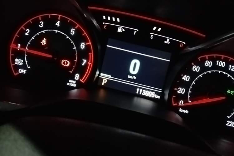 Used Chevrolet Monza 2019 RS 330T Automatic Comfort Edition China VI Standard Instrument Cluster