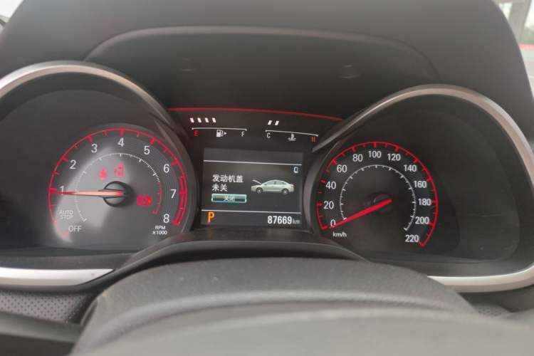 Used Chevrolet Monza 2019 RS 330T Automatic Sporty Edition China VI Standard Instrument Cluster