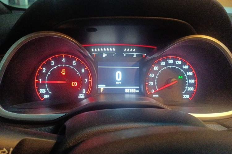 Used Chevrolet Monza 2019 RS 330T Automatic Sporty Edition China VI Standard Instrument Cluster