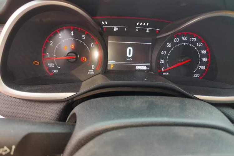 Used Chevrolet Monza 2019 RS 330T Automatic Comfort Edition China VI Standard Odometer Close Up