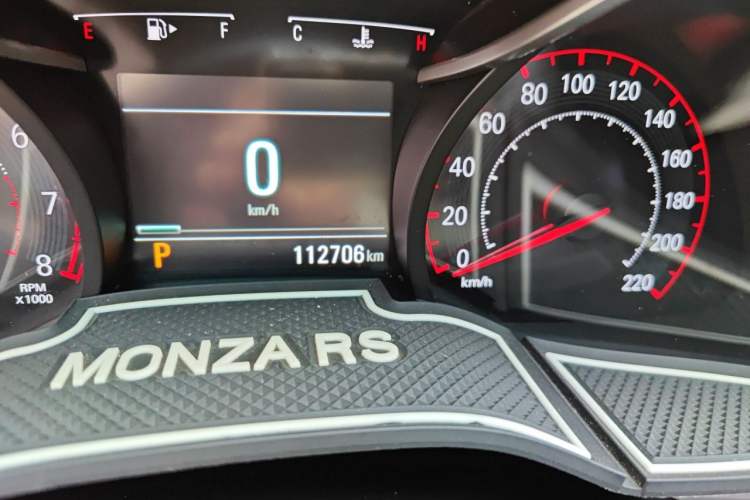 Used Chevrolet Monza 2019 RS 330T Automatic Comfort Edition China VI Standard Odometer Close Up