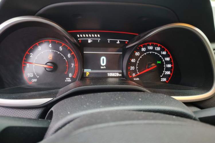 Used Chevrolet Monza 2019 RS 330T Automatic Comfort Edition China VI Standard Odometer Close Up