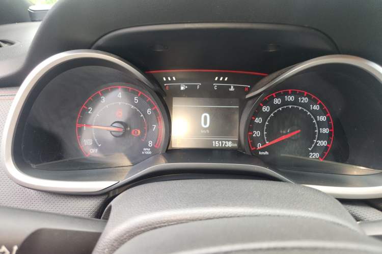 Used Chevrolet Monza 2019 RS 330T Automatic Comfort Edition China VI Standard Odometer Close Up