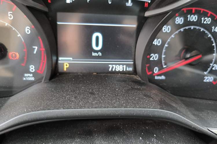 Used Chevrolet Monza 2019 RS 330T Automatic Comfort Edition China VI Standard Odometer Close Up