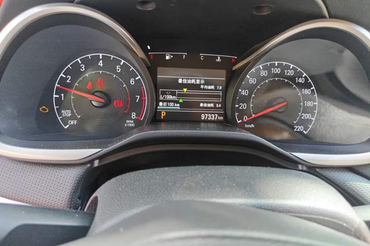Used Chevrolet Monza 2019 Redline 320T Dual-Clutch Sporty Version China VI Standard Odometer Close Up