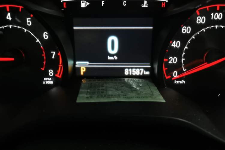 Used Chevrolet Monza 2019 RS 330T Automatic Comfort Edition China VI Standard Odometer Close Up