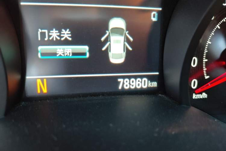 Used Chevrolet Monza 2019 RS 330T Automatic Comfort Edition China VI Standard Odometer Close Up