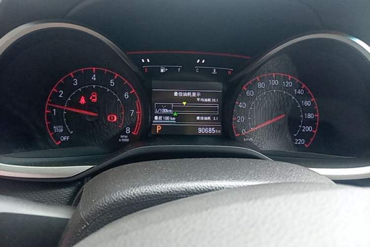 Used Chevrolet Monza 2019 RS 330T Automatic Sporty Edition China VI Standard Instrument Cluster