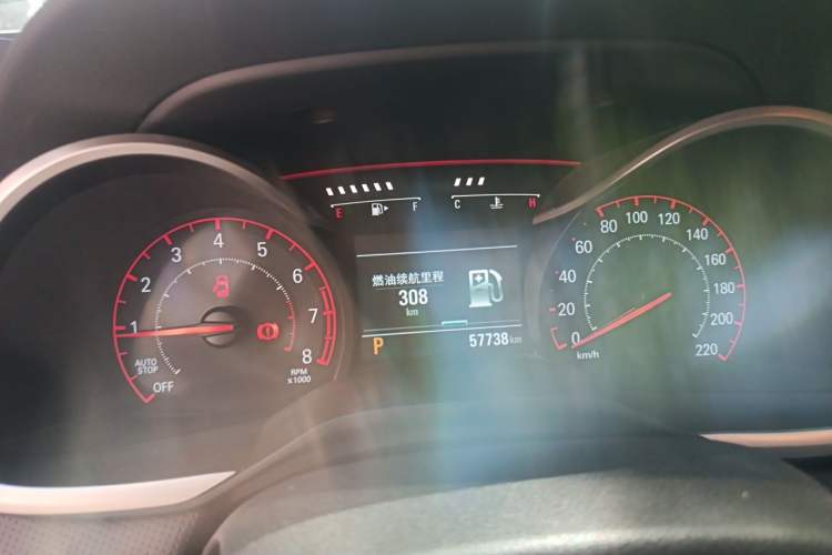 Used Chevrolet Monza 2019 RS 330T Automatic Comfort Edition China VI Standard Instrument Cluster