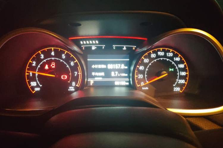 Used Chevrolet Monza 2019 RS 330T Automatic Sporty Edition China VI Standard Instrument Cluster