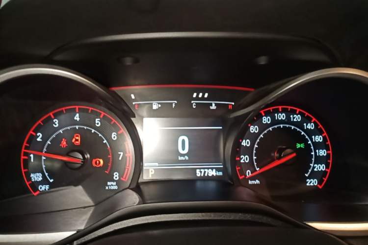 Used Chevrolet Monza 2019 RS 330T Automatic Comfort Edition China VI Standard Instrument Cluster