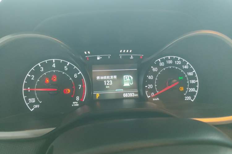 Used Chevrolet Monza 2019 Redline 320T Dual-Clutch Sporty Version China VI Standard Instrument Cluster
