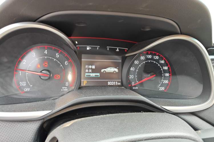 Used Chevrolet Monza 2019 RS 330T Automatic Sporty Edition China VI Standard Instrument Cluster