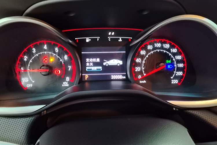 Used Chevrolet Monza 2019 RS 330T Automatic Comfort Edition China VI Standard Instrument Cluster