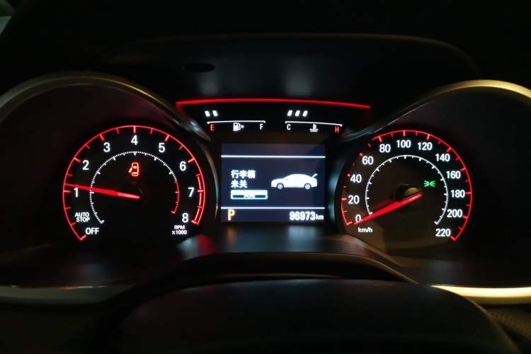 Used Chevrolet Monza 2019 RS 330T Automatic Comfort Edition China VI Standard Instrument Cluster