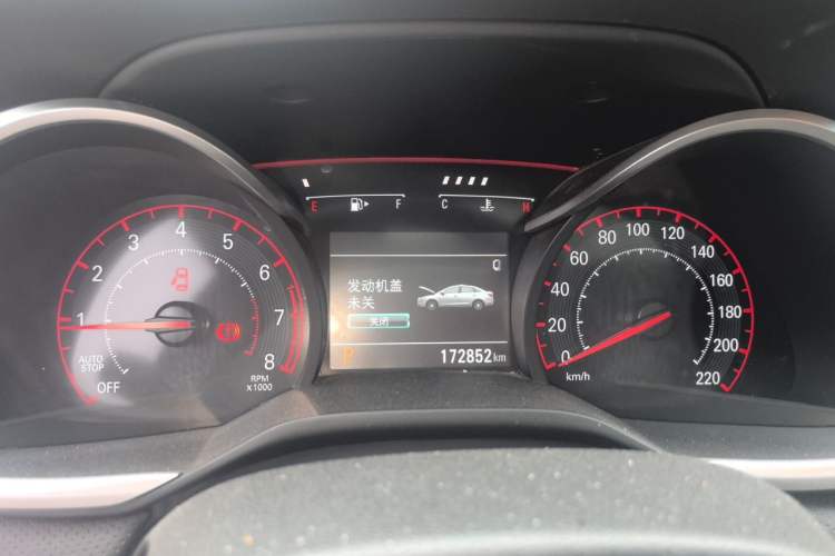 Used Chevrolet Monza 2019 RS 330T Automatic Sporty Edition China VI Standard Instrument Cluster
